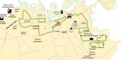 Karta grada Bahreina