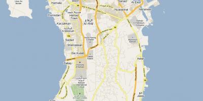 Karta ulica Bahreina karti