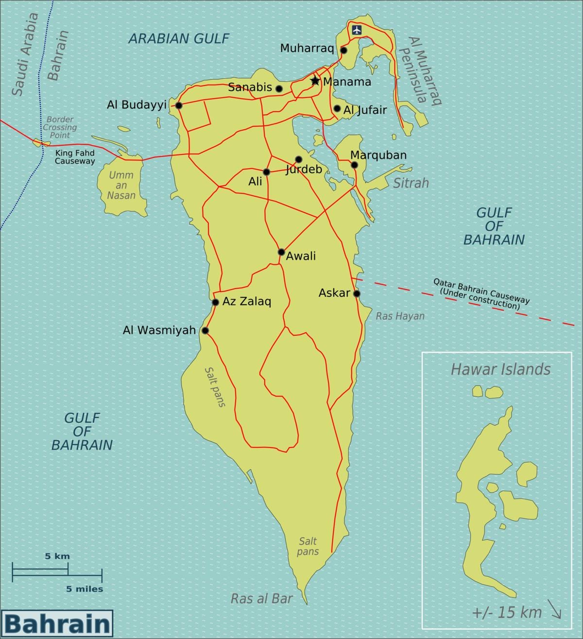 Bahrain International airport kartica parkirališta